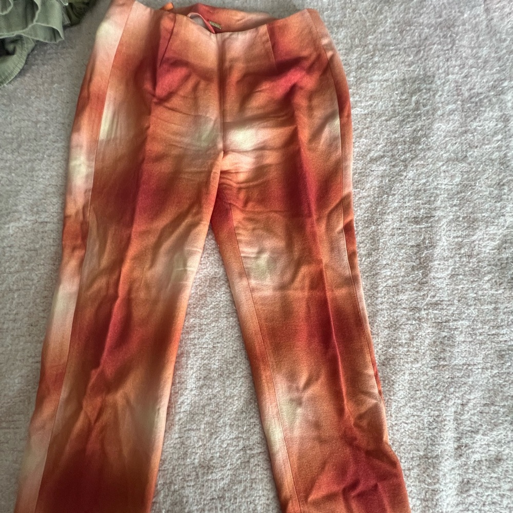 cult gaia Orange Red Ombre Track Joggers